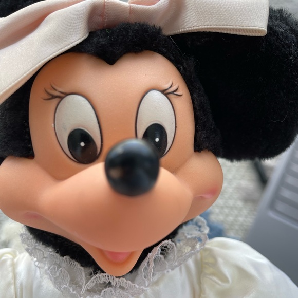 Vintage Applause Minnie Mouse Wedding Bride Plush Doll - Picture 6 of 15